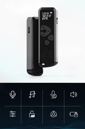Dyktafon Szpiegowski Dyskretny z wyświetlaczem LCD DVR-626