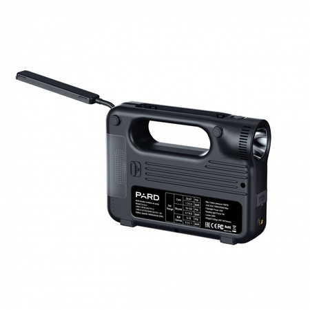 Wielofunkcyjny zasilacz awaryjny, pompka, latarka, powerbank, ładowarka Pard Ominx OM-1