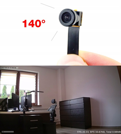 Dyskretna mini kamera szpiegowska WIFI HD Android iOS S06 WIDE
