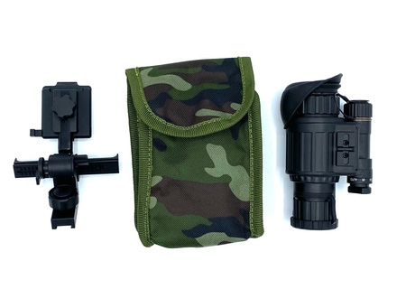 Noktowizor analogowy, monokular WOLF 14 Gen 2+ Zielony Fosfor + zestaw akcesoriów