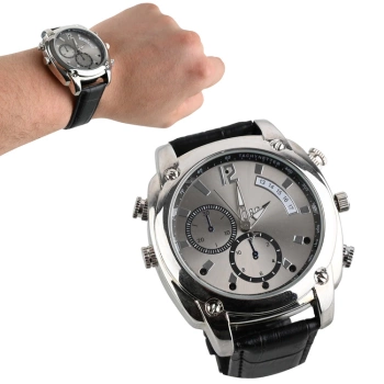 Zegarek ukryta kamera szpiegowska AV 32GB na rękę 1080p