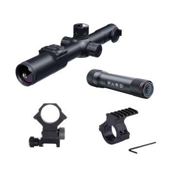 ZESTAW Celownik noktowizyjny Pard Night Stalker Mini NSM-35 + Iluminator Pard TL3-850 nm + Uchwyt z regulacją osi xy + Obejma