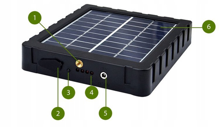 Ładowarka solarna SP100 do fotopułapek 2.6CM/3.0CG/3.5CG/4.0