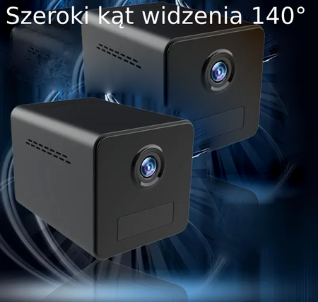Mini kamera WiFi szpiegowska z czujnikiem ruchu MC02 podgląd online na żywo do 10 dni