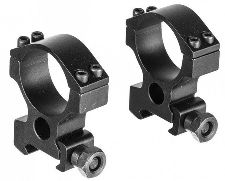 Montaż wiatrówkowy dwuczęściowy 30/22 mm wysoki