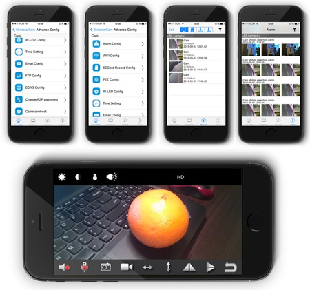Dyskretna mini kamera szpiegowska WIFI HD Android iOS S06 WIDE