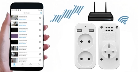Mini Kamera WiFi S3 Na żywo ukryta w gniazdku sieciowym