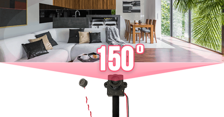 Kamera do ukrycia IP055-A1 5G Wi-Fi IR FHD + zew. mikrofon (Podgląd Na żywo) 5 GHZ