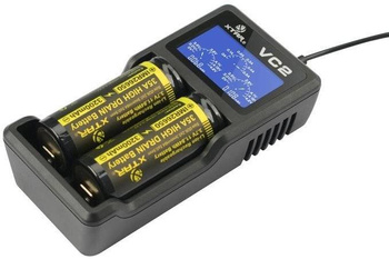 ŁADOWARKA DO AKUMULATORÓW CYLINDRYCZNYCH LI-ION 18650 Xtar VC2