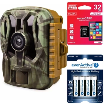 Zestaw Fotopułapka DOGTRACE D-Guard Mini + karta SD 32GB + 4xAA