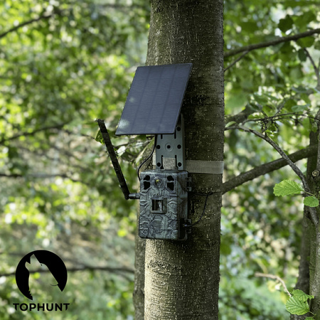 Kamera leśna fotopułapka TopHunt 2.7K 4G LTE podgląd na żywo Dark Green