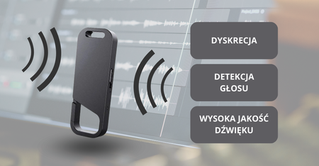 Dyktafon S28 2w1 + Detekcja Głosu VOS