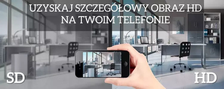 Mini kamera szpiegowska ukryta z mikrofonem WIFI M8 + MIC Podgląd na żywo