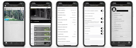 Kamera leśna fotopułapka TopHunt 2.7K 4G LTE podgląd na żywo Tree Grain