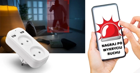 Mini Kamera WiFi S3 Na żywo ukryta w gniazdku sieciowym