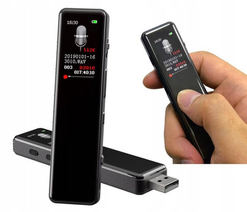 Szpiegowski Dyktafon cyfrowy DVR-828 / 1536Kbps 8GB detekcja