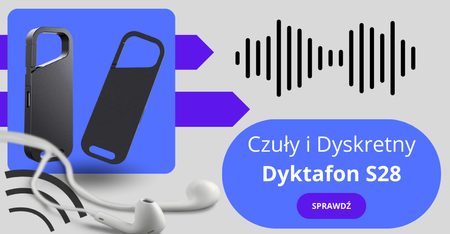 Dyktafon S28 2w1 + Detekcja Głosu VOS