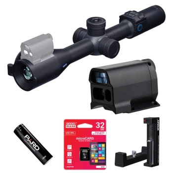 Zestaw celownik noktowizyjny PARD Night Stalker 4K Pro 100 mm + IR940nm + akcesoria