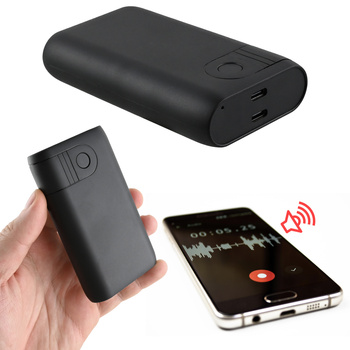 Ukryty dyktafon szpiegowski z detekcja dzwieku podsłuch nagrywanie MKA06